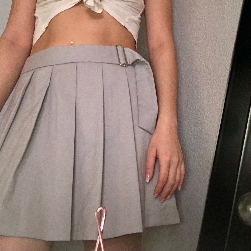 Grey Tennis Skirt - Picture 1 of 4